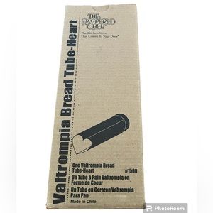 Pampered Chef Valtrompia Bread Tube Baking Mold Heart #1560 Boxed new